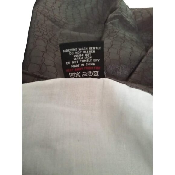 Nasty Gal NWT Slit's Now Or Never Coated Croc Straight Jean Sz 16 - Picture 8 of 10